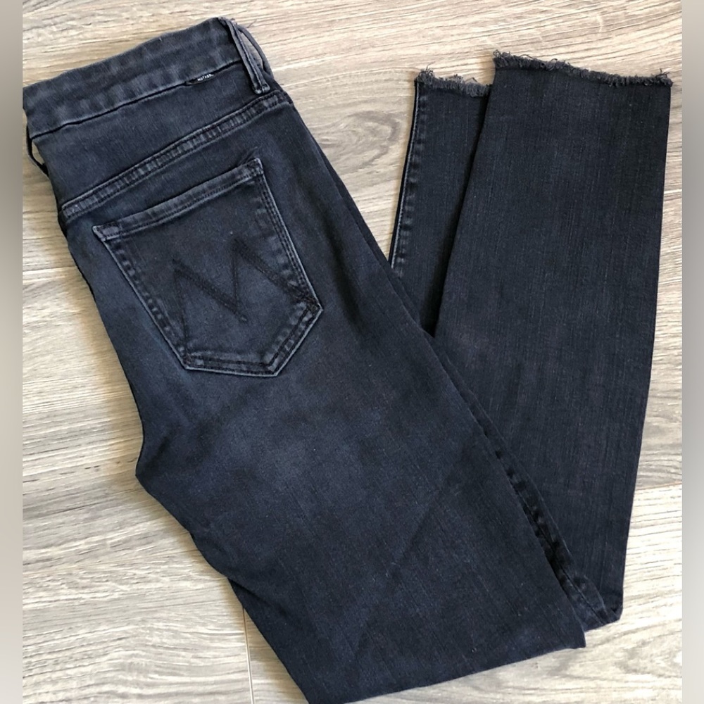 Mother Looker Ankle Fray Jeans